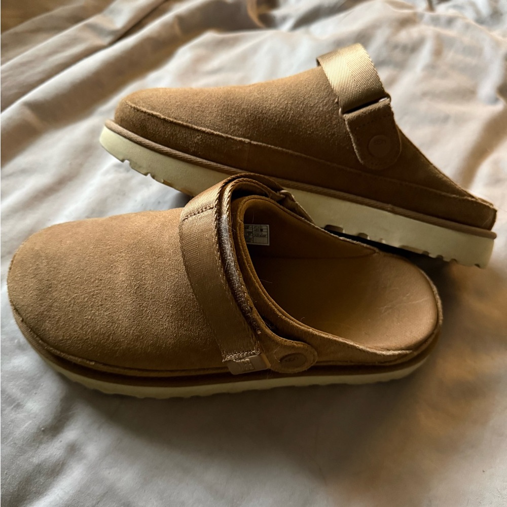 UGG Tan Suede Mules